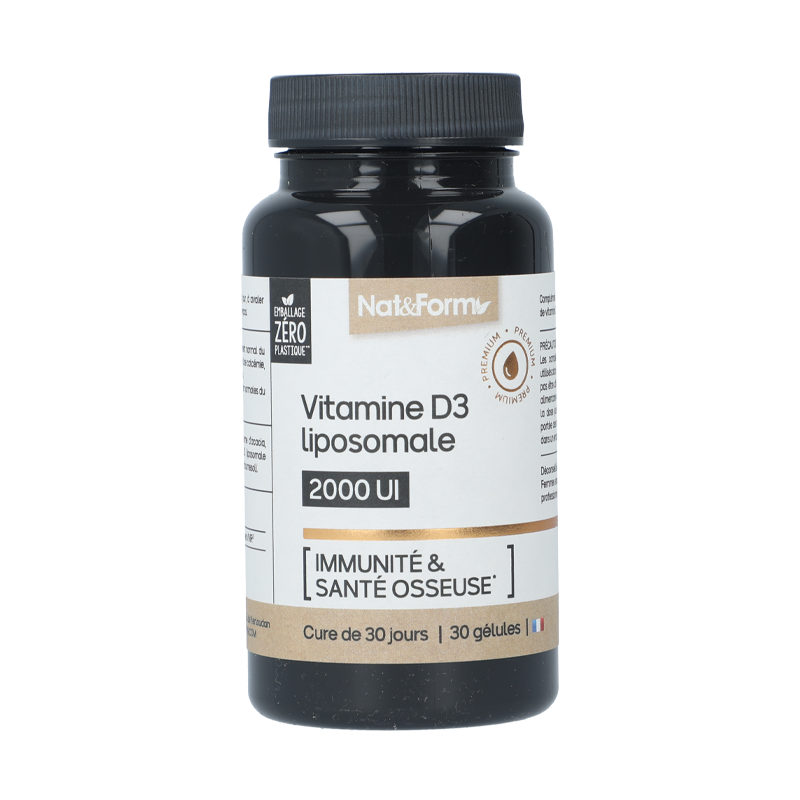 Gélules Vitamine D Liposomale - Nat&Form