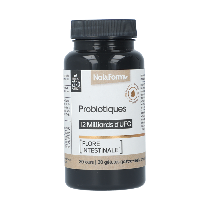 Gélules Probiotiques Flore Intestinale - Nat&Form