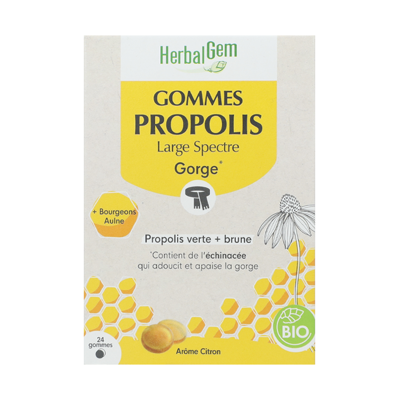 Gommes Propolis Large Spectre - Herbalgem