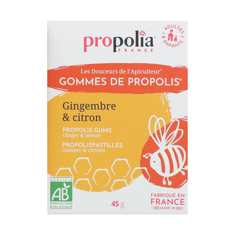 Gommes propolis & gingembre - Propolia