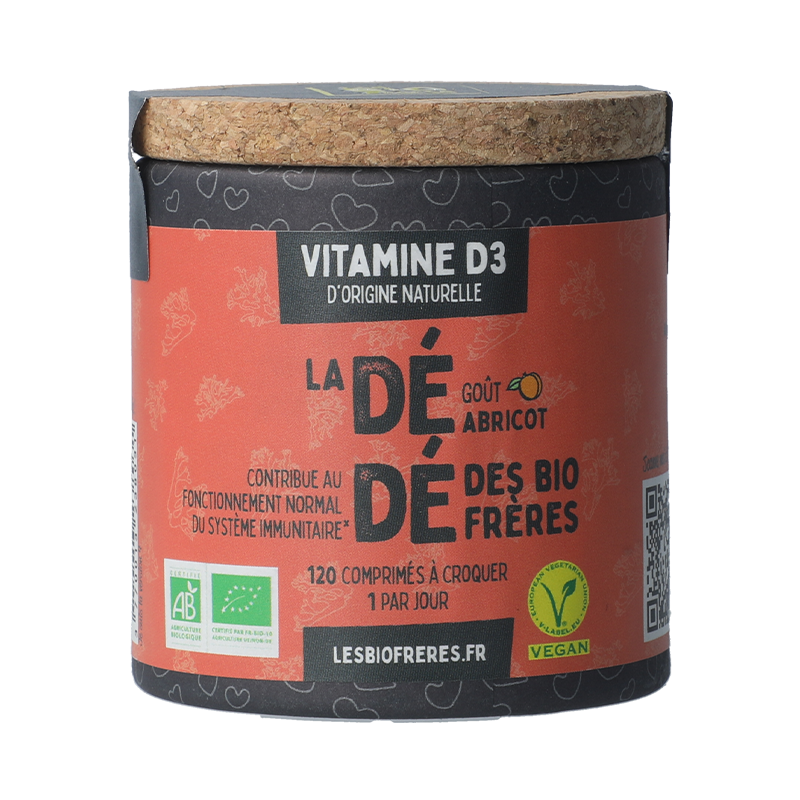 Comprimés Vitamine D3 - Les Bio Frères