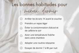 Les habitudes à prendre pour mieux dormir