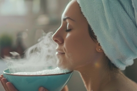 Bain de vapeur pour le visage